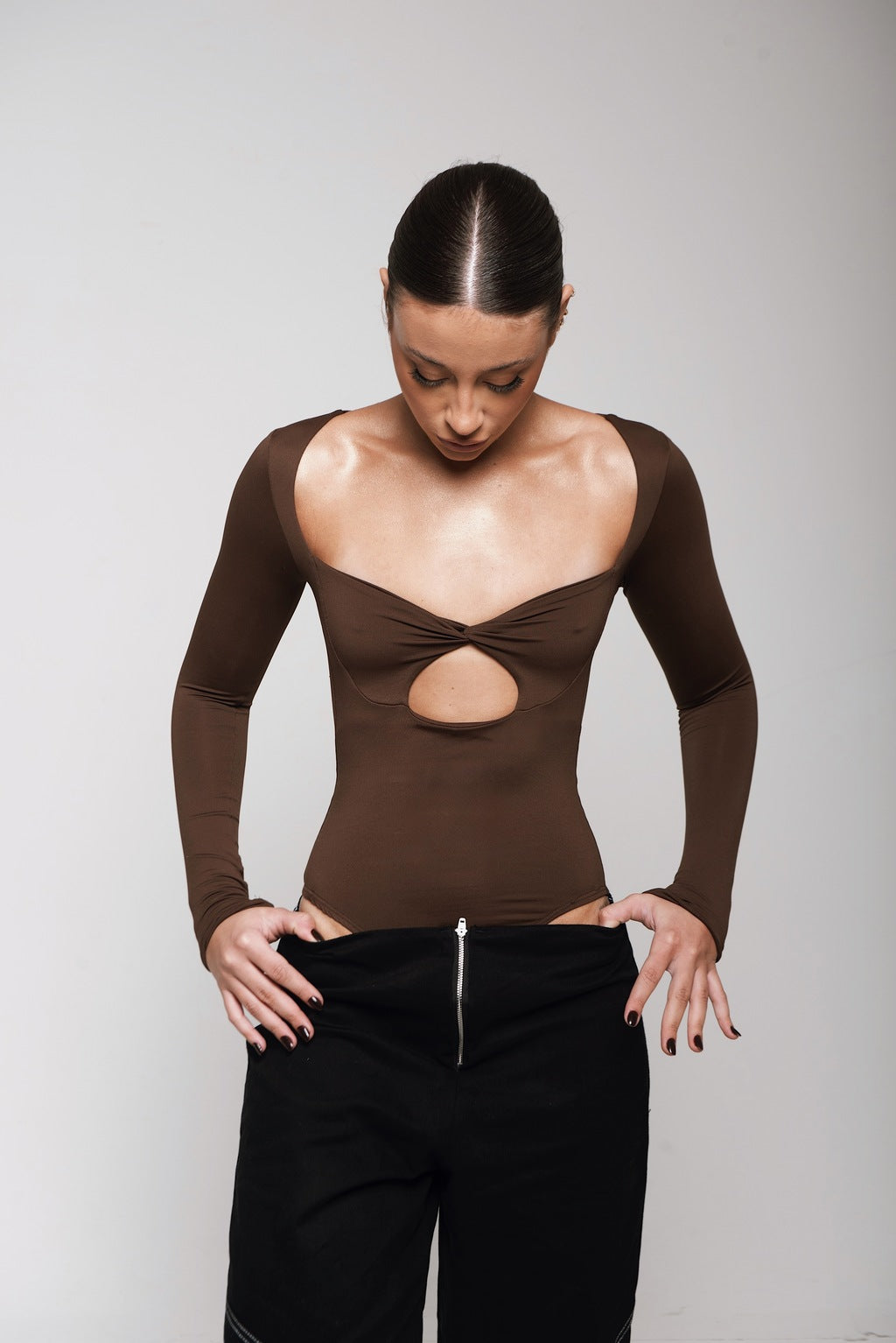 Body Marrom - Amanda